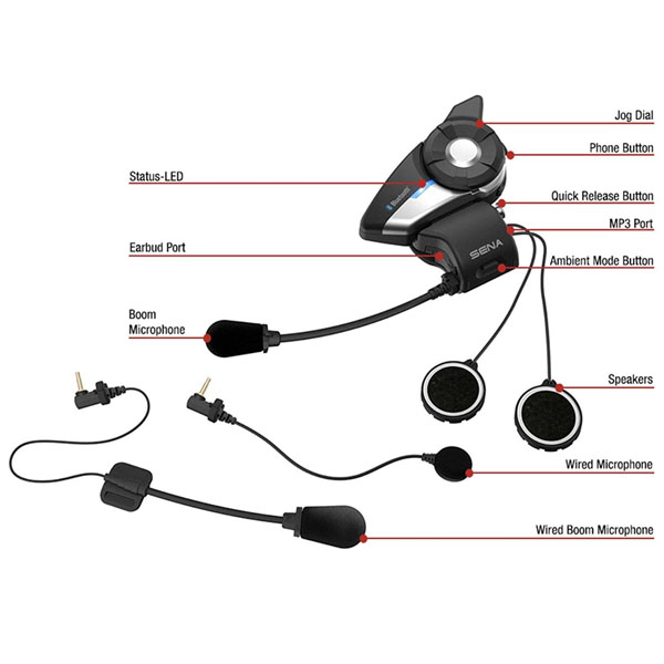 SENA 20S Bluetooth Headset Details