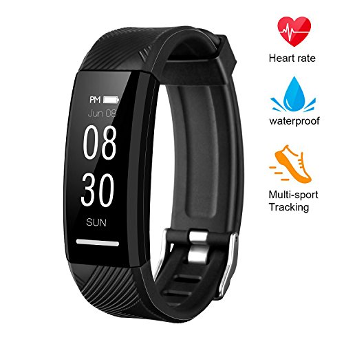 instecho Fitness Tracker Custom Activity Tracker with Heart Rate Monitor Multiple Sport Modes Smart Watch Men Women and Children Waterproof Bluetooth Pedometer
