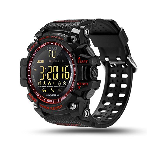 ROADTEC Digital Sport Smart Watches for MenBluetooth 40 Fitness Tracker Watch 5ATM IP67 Waterproof Support Call SMS Notification Pedometer Remote Camera for iOS Android