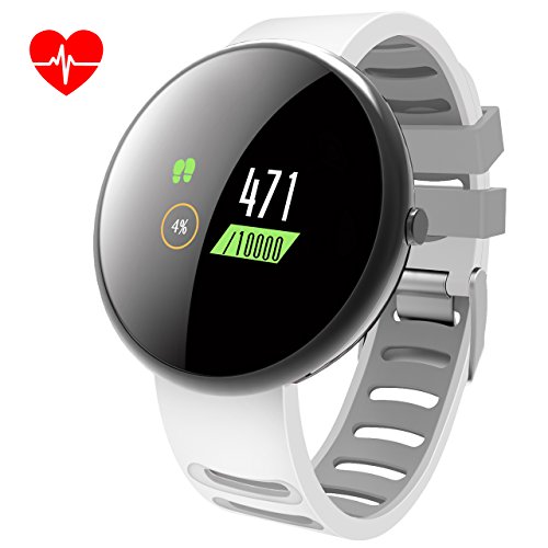 ROADTEC Smart Watches for Men Women Fitness Tracker Watch with Heart Rate MonitorIP67 Waterproof Activity Tracker with Calorie Pedometer Sleep Monitor for Android