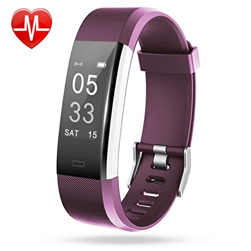 Lintelek Fitness Tracker Heart Rate Monitor Activity Tracker with Connected GPS Tracker Step Counter Sleep Monitor IP67 Waterproof Pedometer for Android and iOS Smartphone