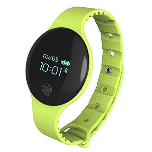 KOKOBUY Bluetooth Smart Bracelet IP65 Waterproof Fitness Activity Tracker GPS Tracker Sleep Monitor Step Counter Pedometer Calorie Burns Shake for Camera Smart Watch for Kids and Adults