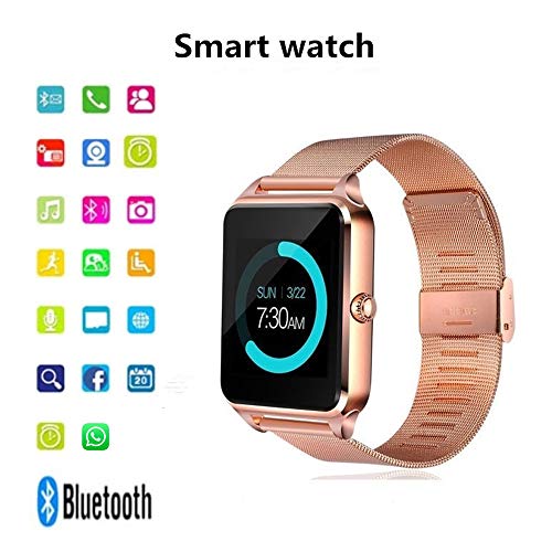 Onbio Bluetooth Smart Bracelet AllDay Heart Rate Sleep Sedentary Reminder Weather Sports Sweatproof 154 inch Full Color Smart Watch