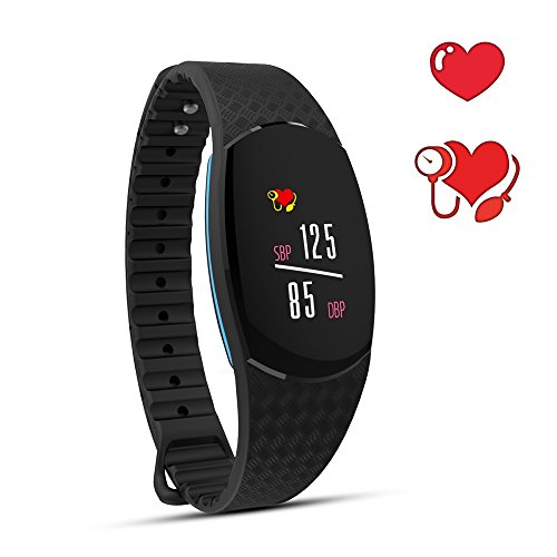 Keptfit Fitness TrackerBluetooth Activity WristbandSmart Bracelet with Heart Rate Blood Pressure Monitor IP67 Waterproof Pedometer Colorful Screen Smart Watch