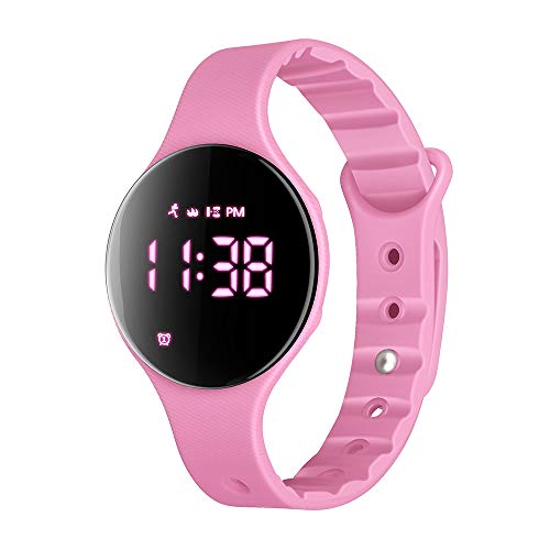 iGANK Fitness Tracker Watch T6A NonBluetooth Smart Bracelet Walking Pedometer Watch Step Counter Calorie Burned Distance Alarm Stopwatch for Kids Men Women