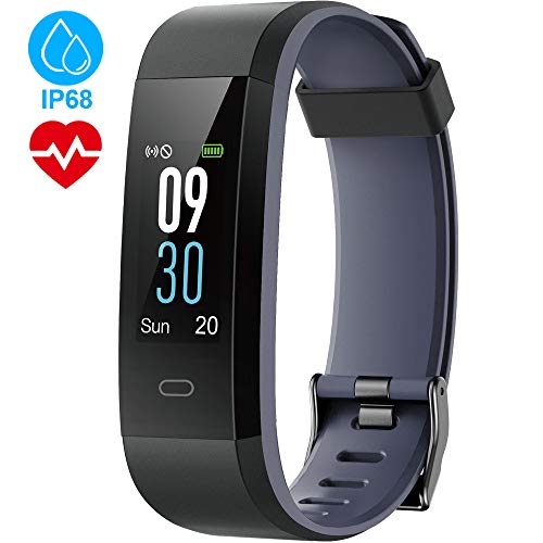 Tepoinn Fitness Tracker with Heart Rate Monitor Activity Tracker Fitness Watch Waterproof IP68 Color Screen Step Counter Calorie Counter Call SMS SNS Push Pedometer Watch for Kids Women and Men