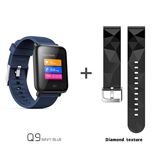 154 inch HD Step Counter Heart Rate Sleep Monitor Sport Smart Bracelet Smart Watch Bluetooth Fitness Watch Waterproof Touchscreen iOS Android