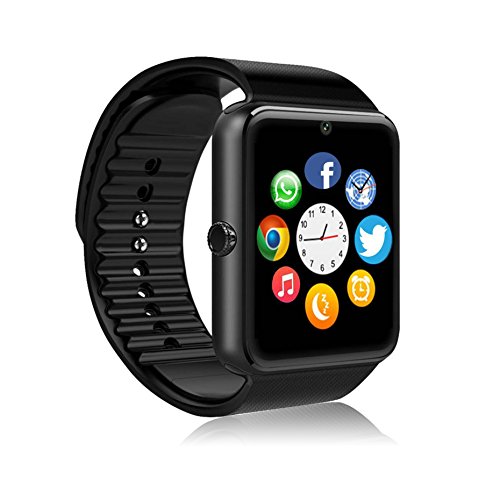 FHDCAM Smart Watch Compatible for iPhone 5s 6 6s 7 7s and Android 43 Above Anti Lost and Pedometer Fitness Tracker