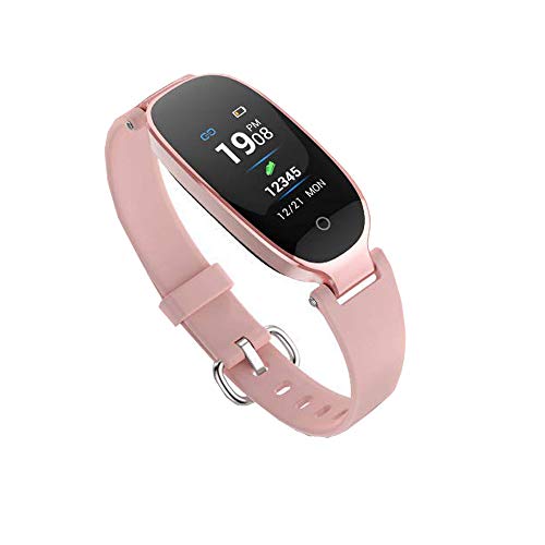 Fitness TrackerWomen Smart Fitness Watch Heart Rate Monitor Smart Bracelet IP67 Waterproof Smart Bracelet with Health Sleep Activity Tracker Pedometer for Smartphone