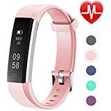 Letsfit Fitness Tracker with Heart Rate Monitor Slim Activity Tracker Watch Pedometer Sleep Monitor Step Counter Calorie Counter Waterproof Smart Band Kids Women Men