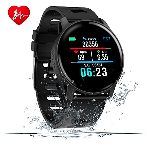 SENBONO Fitness Tracker Bluetooth Smart Watch Activity Tracker with Heart Rate Monitor for Android iOS IP68 Waterproof Smart Watch Bracelet Wristband Pedometer Watch for Kids Women Men