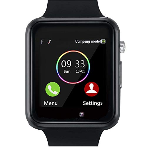 YIIXIIYN Smart Watch Bluetooth Smart Watch Sport Fitness Tracker Wrist Watch Touchscreen with Camera SIM SD Card Slot Watch Compatible iPhone iOS Samsung LG Android Women Men Kids