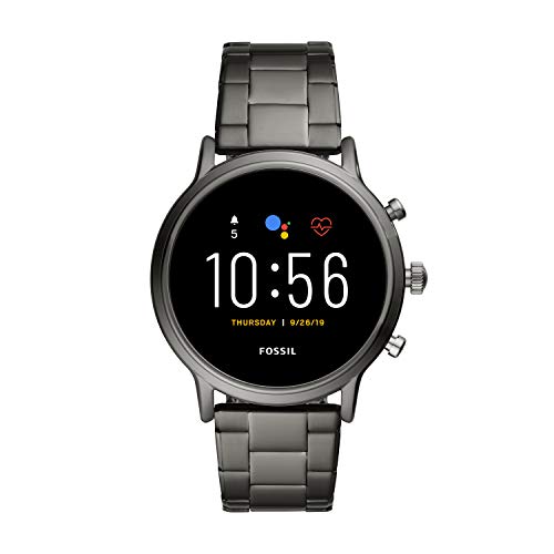 Fossil Gen 5 Carlyle HR Heart Rate Stainless Steel Touchscreen Smartwatch Color Smoke