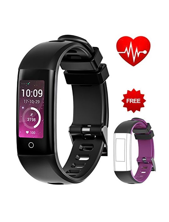 AUNEY Fitness Tracker Color Screen Sport Replacemennt Band ...